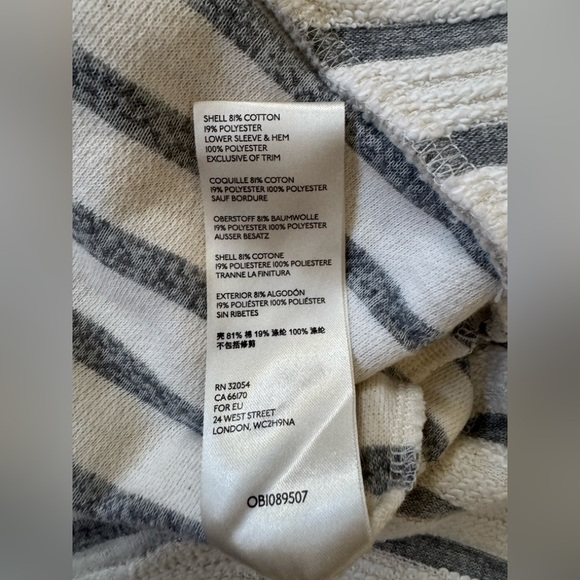 Anthropologie Maeve Gray and Cream Knit Top. 🤍🩶 - Picture 9 of 11